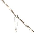 9ct Yellow Gold Figaro Chain with Safety 20"