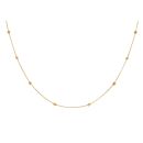 22ct Yellow Gold Bead Chain 16"