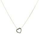 9ct Yellow Gold 0.01ct Diamond Heart Pendant and Chain 18"