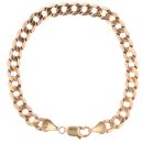 9ct Yellow Gold Curb Bracelet 9"