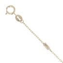 9ct Yellow Gold Textured Bead Adjustable Fancy Bracelet 7.5"