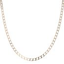 9ct Yellow Gold Square Curb Chain 20"