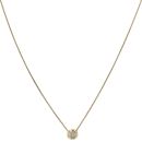 18ct Yellow Gold 0.10ct Brilliant Cut Diamond Pendant And Chain 18"