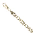 9ct Yellow Gold Celtic Pattern Bracelet 7.5"