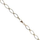 9ct Yellow Gold Hexagonal Fancy Chain 20"