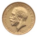 1914 George V Large Head UK Full Sovereign Coin