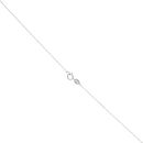 18ct White Gold Diamond Solitaire Pendant And Chain 18"