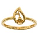 22ct Yellow Gold Pear Drop Fancy Ring