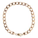 9ct Yellow Gold Curb Bracelet 9"