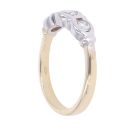 18ct Yellow Gold 0.45ct Diamond Trilogy Ring