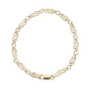 9ct Yellow Gold Fancy Bracelet 7"