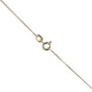 9ct Yellow Gold 0.05ct Diamond and Sapphire Pendant and Chain 20"