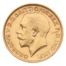 1914 George V Large Head UK Full Sovereign Coin