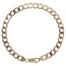 9ct Yellow Gold Curb Bracelet 8"