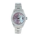 Rolex Custom Oyster Perpetual Date Pre Owned Watch Ref 69190