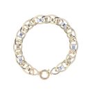 14ct Yellow And White Gold Fancy Bracelet 7.5"