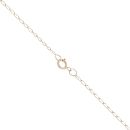 9ct Yellow Gold Cubic Zirconia Four Stone Pendant and Chain 18"