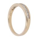 14ct Yellow Gold 0.25ct Baguette Cut Diamond Half Eternity Ring
