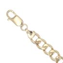 9ct Yellow Gold Curb Bracelet 8"