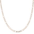 9ct Rose Gold Figaro Chain 18"