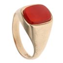 9ct Yellow Gold Carnelian Signet Ring