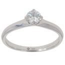 18ct White Gold 0.37ct Brilliant Cut Diamond Solitaire Ring