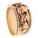 9ct Yellow and Rose Gold Tree Of Life Clogau Ring