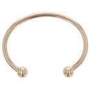 9ct Yellow Gold Plain Torque Bangle