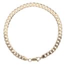 9ct Yellow Gold Curb Bracelet 8"