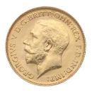 1925 George V Large Head South Africa Half Sovereign Coin