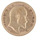 1902 Edward VII Large Head Australia Full Sovereign Coin