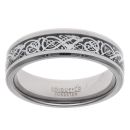 Unique & Co Tungsten Black Carbon Fibre Wedding Ring