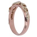 9ct Yellow and Rose Gold Tree Of Life Clogau Wedding Band 3.4mm