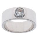18ct White Gold 0.70ct Old Cut Diamond Wedding Band