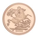 2020 Elizabeth II Fifth Portrait UK Full Sovereign Coin