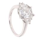 Platinum 1.71ct Pie Cut Diamond Ring