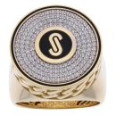 14ct Yellow Gold Monaco NO11/W Signet Ring