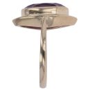 9ct Yellow Gold Amethyst Single Stone Ring