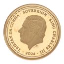 2024 Charles III UK Full Sovereign Coin Boxed with Proof