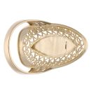 14ct Yellow Gold Patterned Ring