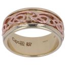 9ct Yellow and Rose Gold Annwyl Clogau Ring
