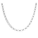 Silver Belcher Chain 20" By Icesia