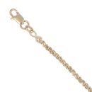 9ct Yellow Gold Twist Bracelet 7"