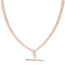 9ct Rose Gold Albert T-Bar Chain 20"