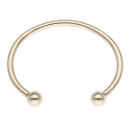 9ct Yellow Gold Plain Torque Bangle