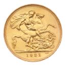 1931 George V Small Head South Africa Full Sovereign Coin