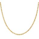 9ct Yellow Gold lightweight Rope Chain 24"