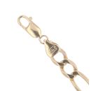9ct Yellow Gold Figaro Bracelet 8"