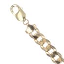 9ct Yellow Gold Curb Bracelet 8.5"