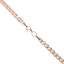 9ct Rose Gold Interlocking Discs Chain 18"